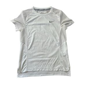 Nike White Dri-Fit Top